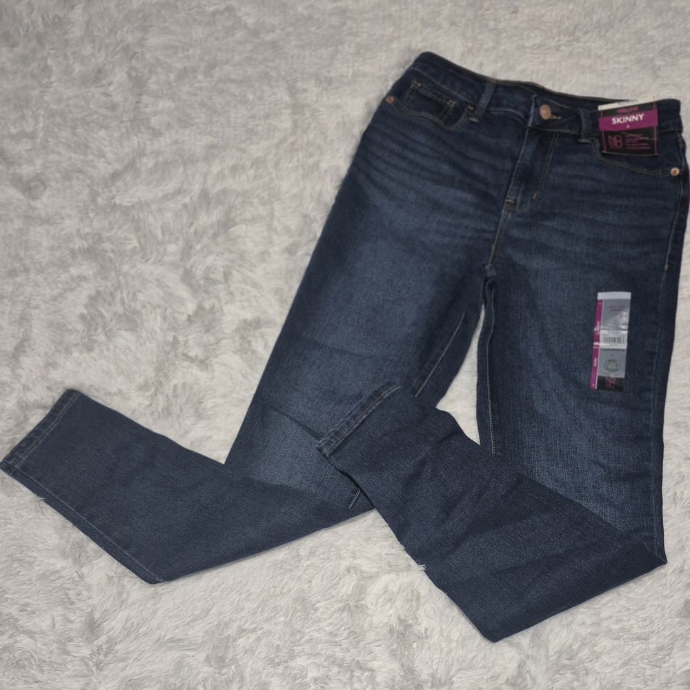 NOBO Skinny High Rise Stretch Fit Women's Jeans - Dark Blue 5